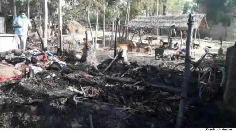 Ayodhya Dalit Basti Fire