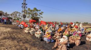Dalit women protest Sangrur