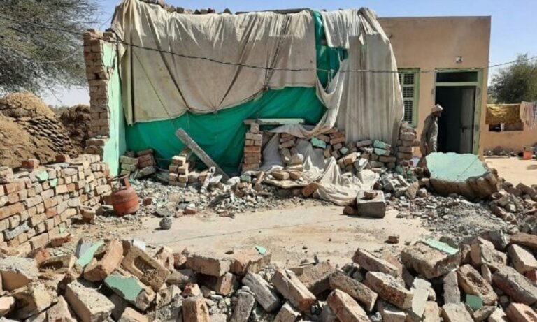 Rajasthan Bhadra Dalit houses demolish