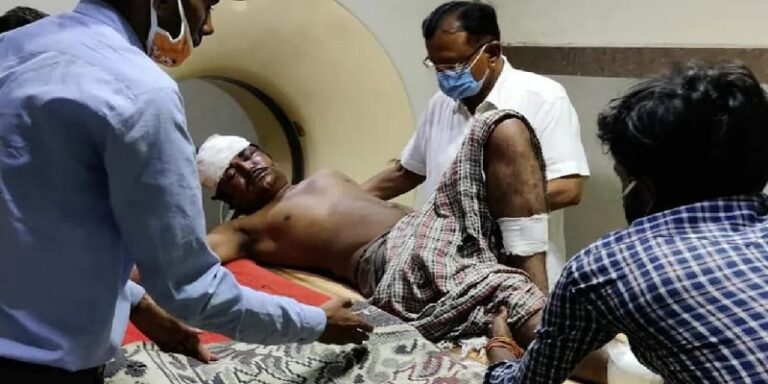 Rajasthan Barmer Dalit father son attacked with stick ax forced to drink urine