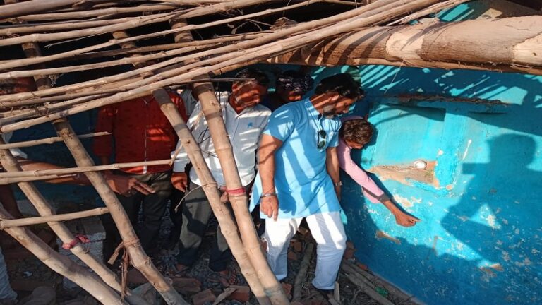 High speed truck killed 3 childs of Dalit family Azad Samaj Party warned Damoh administration