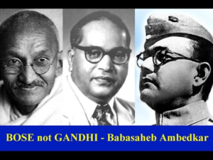 Dr BR Ambedkar Netaji Subhash Chandra Bose